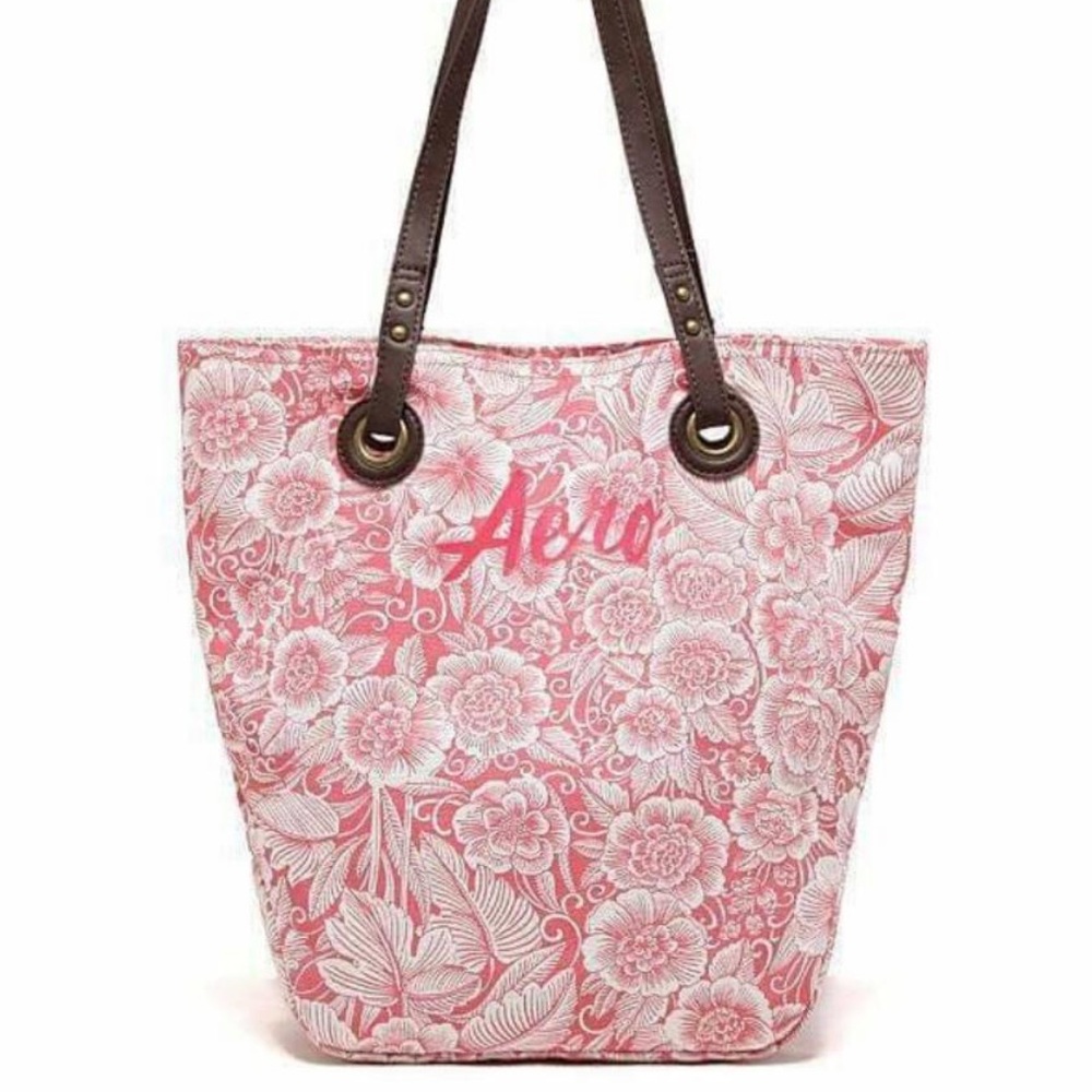 NWOT Aeropostale - Pink Floral Tote